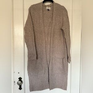 Sweater Knit Cardigan Car Coat